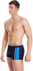 Bokserki pływackie męskie Aqua Speed Amos. Czarne kąpielówki męskie Aqua-Speed, m, bez wzorów, z dzianiny, krótkie, do pływania. Za 65.00 zł.
