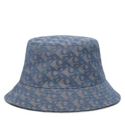 Kapelusz Calvin Klein. Niebieskie czapki i kapelusze damskie Calvin Klein, bez wzorów. Za 149.99 zł.
