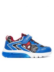 Geox Sneakersy J Ciberdron Boy J66LBK 01454 C0245 S Czarny. Czarne buty sportowe chłopięce Geox, bez wzorów, ze skóry, bez zapięcia. Za 319.99 zł.