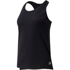 Koszulka damska New Balance Core Tank. Czarne koszulki sportowe damskie New Balance, xs, bez wzorów, bez kołnierzyka, bez ramiączek. Za 71.00 zł.