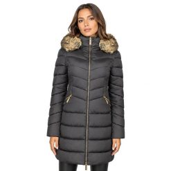 Damska codzienna parka GEOGRAPHICAL NORWAY BOLOLITA BLACK DB LADY 0116-1. Czarne parki damskie Geographical Norway, uniwersalny, bez wzorów, z materiału, eleganckie, bez kaptura. Za 249.00 zł.