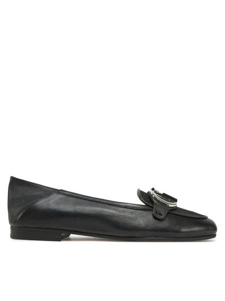 Liu Jo Loafersy Emel 03 SA5037 PX623 Czarny. Czarne mokasyny damskie Liu Jo, ze skóry. Za 359.99 zł.