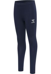 Legginsy dziewczęce Hummel Onze. Fioletowe legginsy dla dziewczynek Hummel, bez wzorów, z bawełny. Za 144.00 zł.