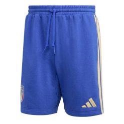 Krótkie Spodnie Adidas Sport Figc Dna Sho Dorośli. Niebieskie spodnie sportowe męskie Adidas, s, bez wzorów, z bawełny, do piłki nożnej. Za 253.99 zł.