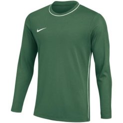Koszulka męska Nike Dri-Fit Park 26 Crew Top. Zielone bluzy męskie Nike, z poliesteru, bez zapięcia, na fitness i siłownię, dri-fit (nike). Za 108.99 zł.
