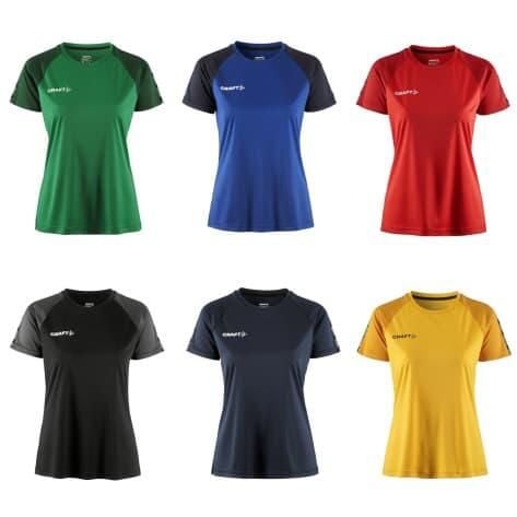 Koszulka treningowa damska Craft 2.0 Contrast. Niebieskie koszulki sportowe damskie Craft, bez wzorów, sportowe, bez kołnierzyka. Za 149.00 zł.