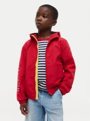 Tommy Hilfiger Wiatrówka Windbreaker KB0KB10587 Czerwony Regular Fit. Czerwone kurtki i płaszcze dla chłopców Tommy Hilfiger, bez wzorów, z syntetyku, bez kaptura. Za 449.99 zł.