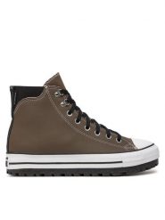 Converse Trzewiki Chuck Taylor All Star City Trek A05576C Brązowy. Brązowe botki męskie Converse, bez wzorów, ze skóry, retro, bez zapięcia. Za 509.99 zł.