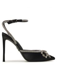 Steve Madden Szpilki Vibrantly SM11002575 Czarny. Czarne szpilki damskie Steve Madden, bez wzorów, z materiału, bez obcasa, bez zapięcia. Za 309.99 zł.