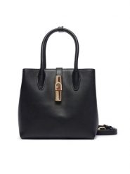 Furla Torebka Goccia S WB01949 ARE000 KH O6000 Czarny. Czarne torebki do ręki damskie Furla, bez wzorów, ze skóry, bez dodatków. Za 1,389.00 zł.
