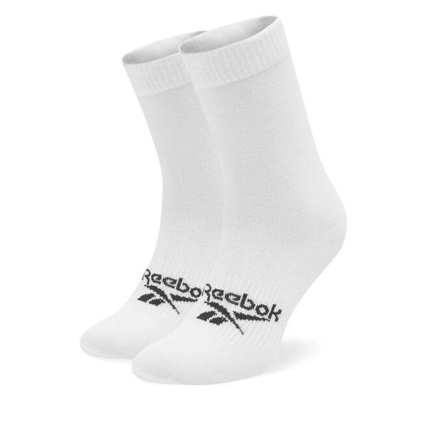Skarpety długie Reebok. Białe skarpety męskie Reebok, bez wzorów. Za 39.99 zł.