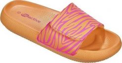 Beco Slippers for women V-Strap BECO ZEBRA VIBES 3 38 orange. Pomarańczowe klapki damskie Beco, bez wzorów, sportowe, bez obcasa. Za 95.58 zł.