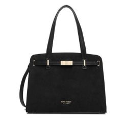 Torebka Nine West. Czarne torebki do ręki damskie Nine West, bez wzorów, klasyczne, bez dodatków. Za 279.99 zł.