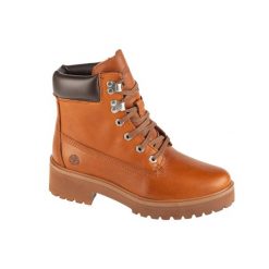 Trapery damskie, Carnaby Cool 6 In Boot. Brązowe śniegowce i trapery damskie Timberland, z gumy. Za 829.99 zł.