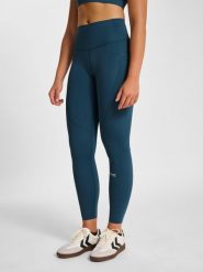 Damskie legginsy Hummel Hiit Intensity. Niebieskie bielizna termoaktywna damska Hummel, l, bez wzorów, z materiału, bez ramiączek. Za 273.65 zł.