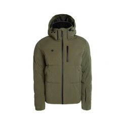 Kurtka męska typu soft shell ACEBEDA; wiatroszczelna, termiczna i wodoodporna. Zielone kurtki męskie IZAS, m, bez wzorów, z nylonu, trekkingowe. Za 704.30 zł.