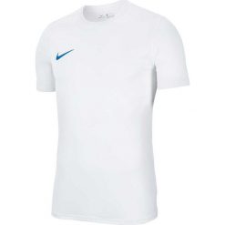 Koszulka sportowa męska Nike Dry Park VII. Czerwone koszulki sportowe męskie Nike, l, bez wzorów, bez kołnierzyka, bez ramiączek, do piłki nożnej. Za 74.00 zł.