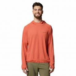 Bluza z kapturem męska Columbia Skien Valley Hoodie. Brązowe bluzy sportowe męskie Columbia, m, bez wzorów, z kapturem, trekkingowe. Za 229.99 zł.