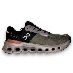 Buty do biegania damskie On Cloudrunner 2. Zielone obuwie sportowe damskie On, bez wzorów, z materiału, do biegania. Za 1,143.00 zł.