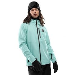 Męska kurtka snowboardowa Sporty zimowe Siroko W2 Senja. Niebieskie kurtki męskie SIROKO, na zimę, l, bez wzorów, z softshellu, sportowe, bez kaptura. Za 844.00 zł.