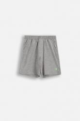 Spodenki sportowe chłopięce Lemon Explore WL6 szare do kolan. Szare szorty dla chłopców LEMON explore, na lato, bez wzorów, z materiału, eleganckie. Za 49.90 zł.