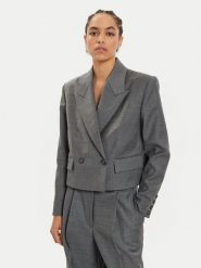 IVY OAK Marynarka Jenny IO119105 Szary Loose Fit. Szare żakiety damskie IVY & OAK, bez wzorów, z syntetyku. Za 1,389.00 zł.