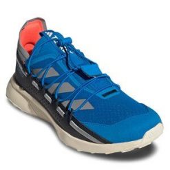 Trekkingi adidas. Niebieskie śniegowce i trapery męskie Adidas, trekkingowe. Za 319.99 zł.