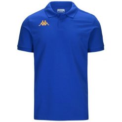 Polo Kappa Gastio. Niebieskie koszulki polo męskie Kappa, bez wzorów, sportowe, bez ramiączek. Za 207.50 zł.