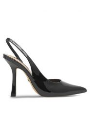 Nine West Szpilki WFA2689-1 Czarny. Czarne szpilki damskie Nine West, bez wzorów, z syntetyku, bez obcasa, bez zapięcia. Za 199.99 zł.