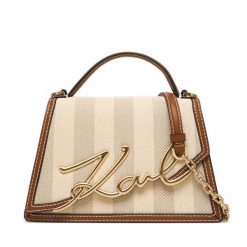 Torebka KARL LAGERFELD. Brązowe torebki do ręki damskie KARL LAGERFELD, bez wzorów, klasyczne, bez dodatków. Za 1,499.00 zł.