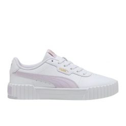 Buty Puma Carina 3.0 400365 11 białe. Białe obuwie sportowe damskie bez wzorów, z gumy. Za 338.63 zł.