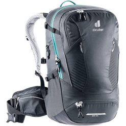 Plecak na rower damski Deuter TRANS ALPINE 28 SL. Czarne plecaki damskie Deuter, bez wzorów, sportowe. Za 585.91 zł.