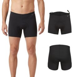Spodenki neoprenowe męskie AQUASTIC HydroCore SH 1.5. Czarne kąpielówki męskie AQUASTIC, m, bez wzorów, z materiału, na fitness i siłownię. Za 69.99 zł.