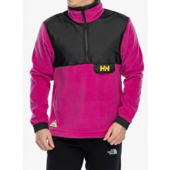 Bluza polarowa męska Helly Hansen YU 1/2 Zip Fleece. Czerwone bluzy męskie Helly Hansen, m, bez wzorów, z polaru, bez kaptura. Za 219.99 zł.
