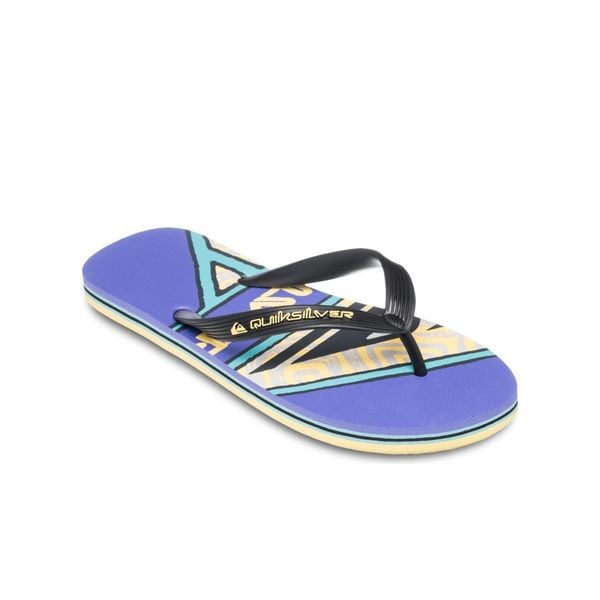 Klapki dla Mężczyzn MOLOKAI SCREEN. Brązowe buty sportowe męskie Quiksilver, z gumy, sportowe. Za 99.99 zł.