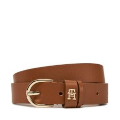 Pasek Damski Tommy Hilfiger. Brązowe paski damskie Tommy Hilfiger, bez wzorów. Za 149.99 zł.