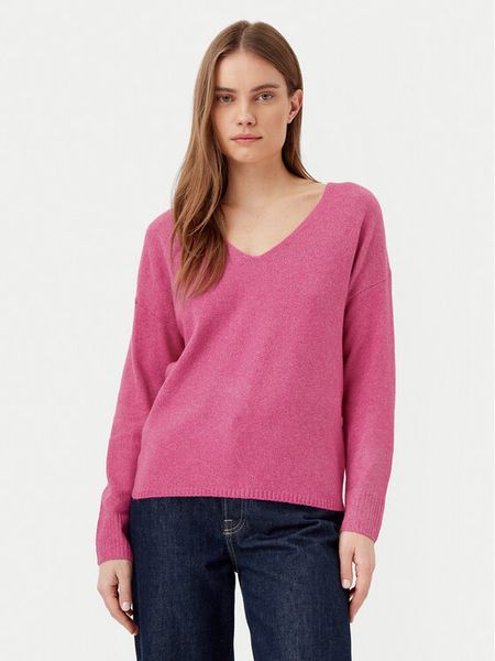 ONLY Sweter Rica 15224360 Różowy Regular Fit. Czerwone swetry damskie Only, xs, bez wzorów, z syntetyku, bez kołnierzyka, bez ramiączek, bez kaptura. Za 79.99 zł.