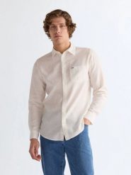 MESKA KOSZULA WRANGLER 1 PKT SHIRT WHITE 112362907. Białe koszule męskie Wrangler, xl, bez wzorów, bez kołnierzyka, bez ramiączek. Za 139.99 zł.