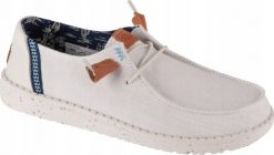 HEY DUDE Hey Dude Wendy Washed 40297-100 białe 36. Białe trampki i tenisówki damskie Hey dude, bez wzorów, bez zapięcia. Za 319.98 zł.