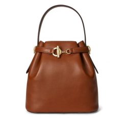 Torebka LAUREN RALPH LAUREN. Brązowe torebki do ręki damskie Lauren Ralph Lauren, bez wzorów, bez dodatków. Za 1,799.00 zł.