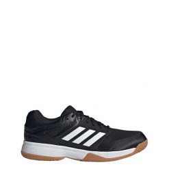 Buty Speedcourt IN. Białe buty sportowe męskie Adidas, z materiału, bez zapięcia, do siatkówki. Za 239.00 zł.