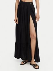 Guess Spódnica plażowa E6GD06 WH3X2 Czarny Regular Fit. Czarne spódnice damskie Guess, s, z aplikacjami, z wiskozy. Za 394.99 zł.