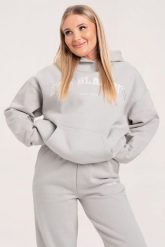 Bluza fitness damska Gym Glamour college. Brązowe bluzy damskie GYM GLAMOUR, s, bez wzorów, z bawełny, z kapturem, na fitness i siłownię. Za 199.99 zł.