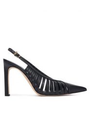 MICHAEL Michael Kors Szpilki Adriana 40T6ADHP1L Czarny. Czarne szpilki damskie MICHAEL Michael Kors, bez wzorów, ze skóry, bez obcasa, bez zapięcia. Za 789.99 zł.