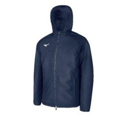 Kurtka Mizuno Team Mizuno club. Niebieskie kurtki męskie Mizuno, bez wzorów, bez kaptura. W wyprzedaży za 208.60 zł.