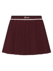 Guess Spódnica plisowana J5BD16 Z1152 Fioletowy Regular Fit. Fioletowe spódniczki dla dziewczynek Guess, z aplikacjami, z syntetyku. Za 199.99 zł.