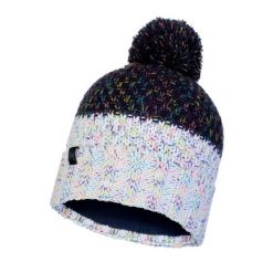 Czapka zimowa damska Buff Janna Knitted&Polar. Niebieskie czapki i kapelusze damskie Buff, na zimę, bez wzorów, z dzianiny, eleganckie. Za 61.49 zł.