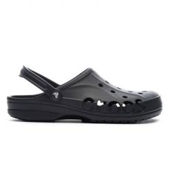 Klapki do chodzenia męskie Crocs Baya. Czarne klapki męskie Crocs, z materiału. Za 170.99 zł.