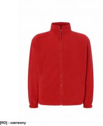 JHK Bluza z mikropolaru, wykończenie antypilingowe, suwak w kolorze polaru czerwony S. Czerwone bluzy męskie JHK, m, bez wzorów, z polaru, bez kaptura. Za 55.18 zł.