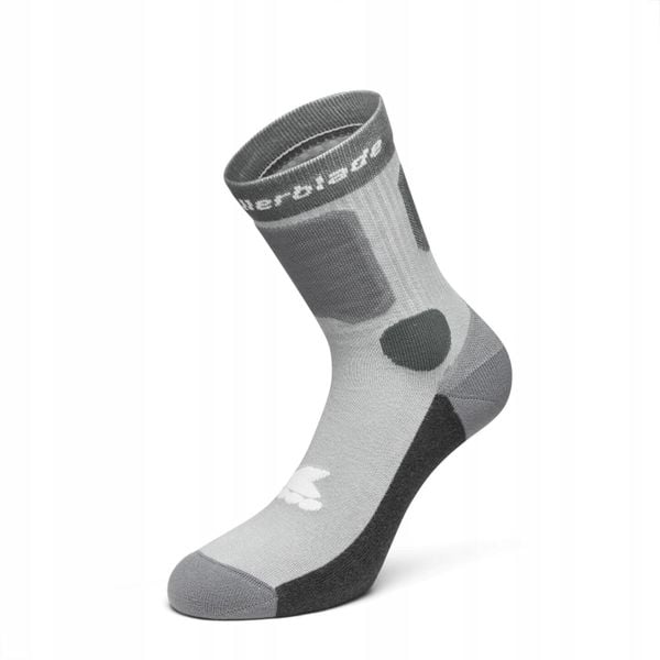 Skarpety męskie do rolek Rollerblade Skate. Szare skarpety męskie Rollerblade, bez wzorów, z materiału. Za 58.99 zł.